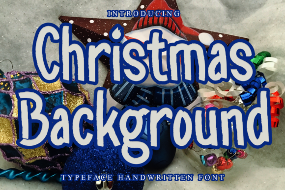 A Display Font to Elevate Your Brand Story: Christmas Background