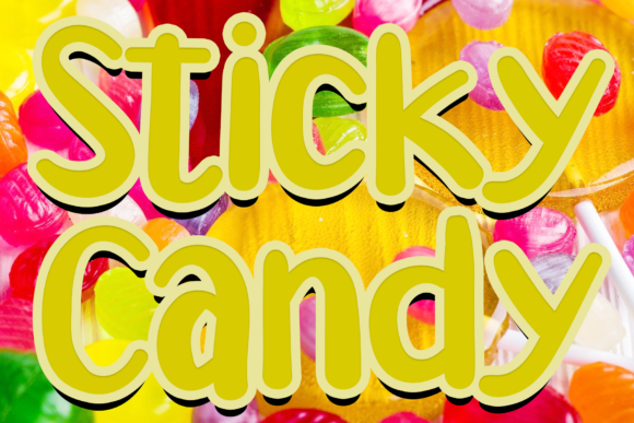 A Practical Review of the Sticky Candy Font