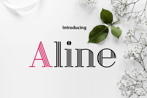 Aline: The Premium Display Font for Creative Product Makers