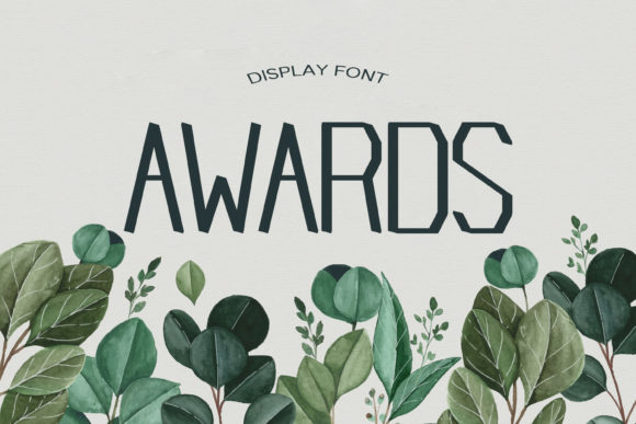 Awards Font: A Practical Display Typeface for Your Brand