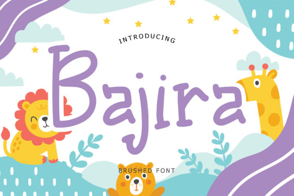 Bajira: A Playful Display Font for Bold Creative Projects