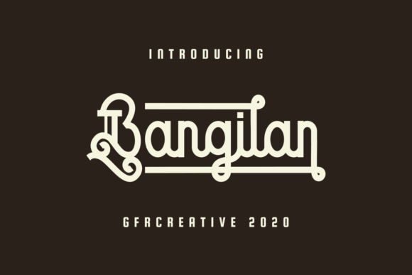 Bangilan Font for Elegant Business Branding