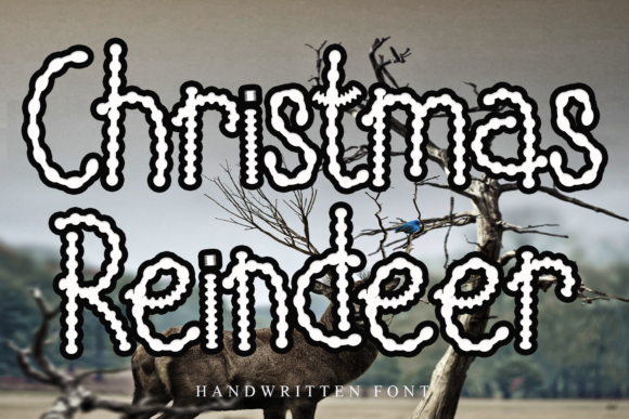 Christmas Reindeer Font for Modern Digital Design Projects