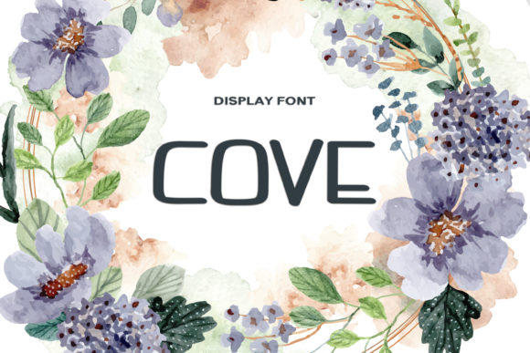 Cove: A Bold Minimalist Display Font for Editorial Design