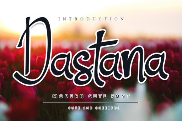Dastana: A Modern Display Font for Crafters and Product Makers