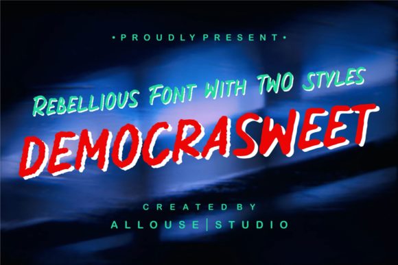 Democrasweet: The Neat Display Font for Business Branding