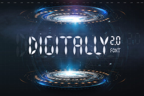 Digitally: A Font That Transforms Your Brand Into a Futuristic Statement