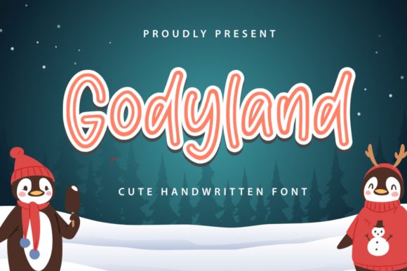 Godyland: A Playful Display Font for Creative Products
