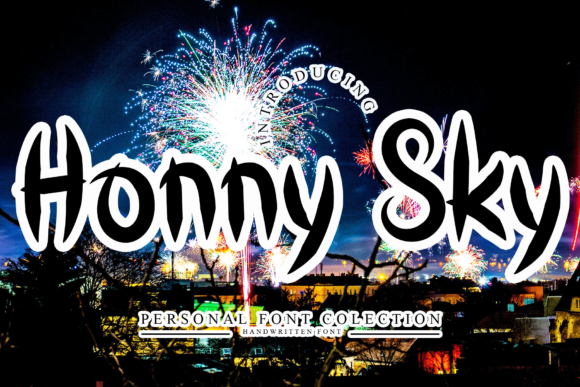 Honny Sky: A Creative Font for Handmade Products and Shop Designs