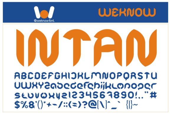 Intan: A Display Font for Modern Marketing Campaigns