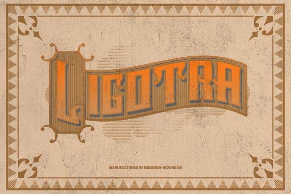 Ligotra: A Vintage Display Font for Modern Editorial Projects