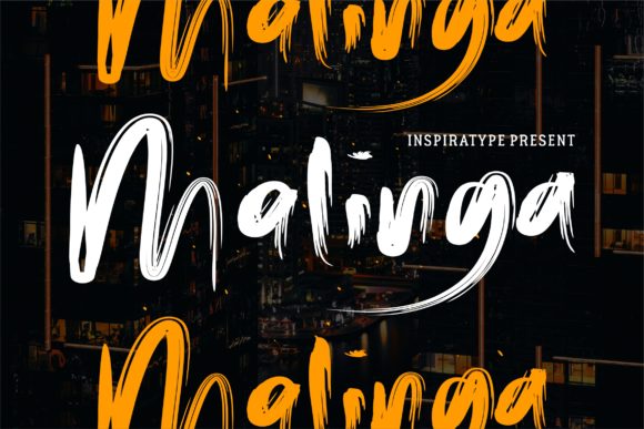 Malinga Font: A Designer’s Review of This Brushed Display Typeface