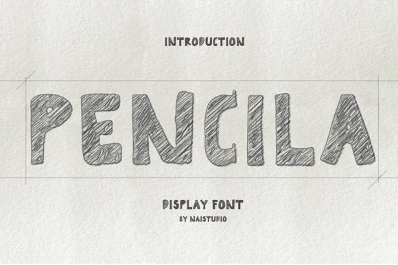 Meet Pencila: A Chunky, Playful Display Font