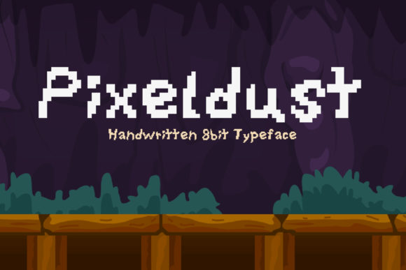Pixeldust: A Pixel Display Font for Creative Product Labels