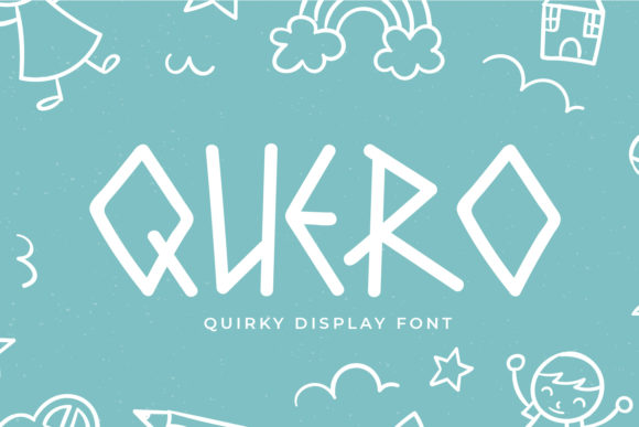 Quero Display Font for Editorial Design
