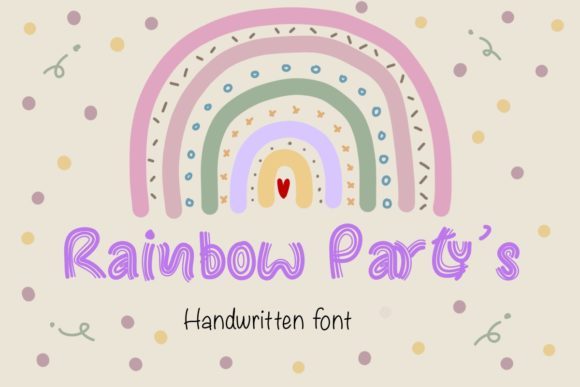 Rainbow Party Font: A Cheerful Display Typeface for Brand Storytelling