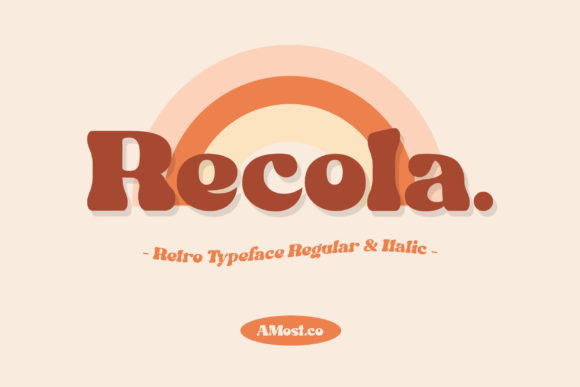 Recola: A Retro Display Font for Distinctive Branding