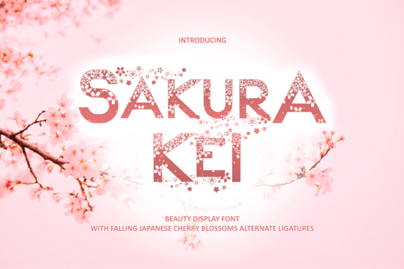 Sakura Kei Font: Elevating Campaign Visuals with Japanese Blossoms