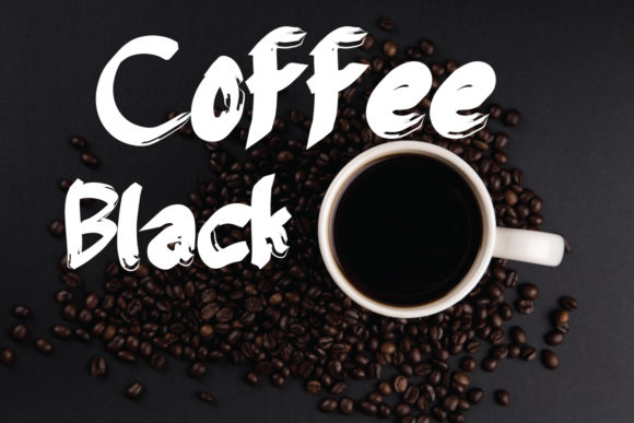 The Coffee Black Font: Chunky Charm for Bold Projects