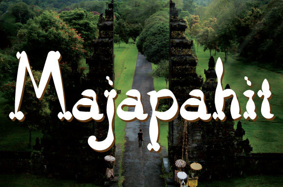 The Majapahit Display Font for Campaigns That Stand Out