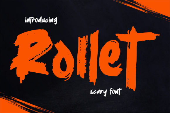 The Rollet Font: A Bold and Dramatic Typeface for Handmade Creations