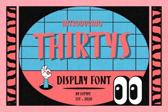 Thirtys: A Casual Display Font for Editorial Impact