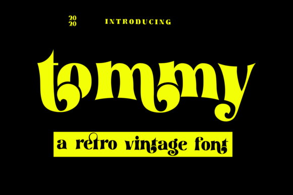 Tommy: The Bold Display Font for a Stronger Brand Identity