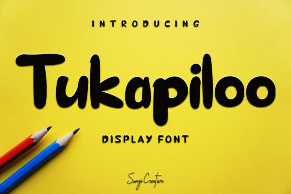 Tukapiloo: A Casual Display Font for Campaign Visuals
