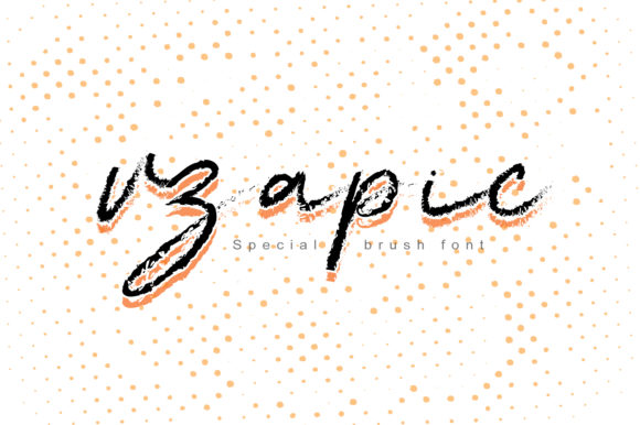 Vzapic: A Handwritten Display Font for Editorial Expression